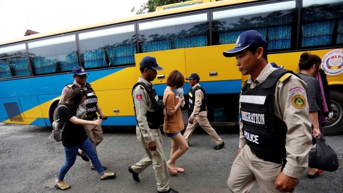 Cambodia arrests nearly 400 from China and Taiwan over telecoms fraud