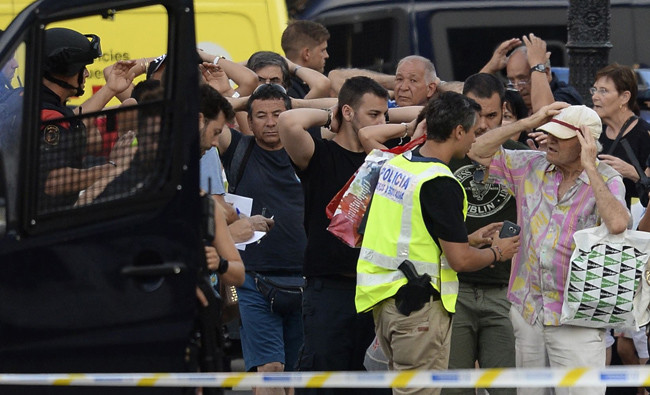 13 killed in Barcelona terror attack claimed by Daesh; 1 suspect shot dead and 2 arrested