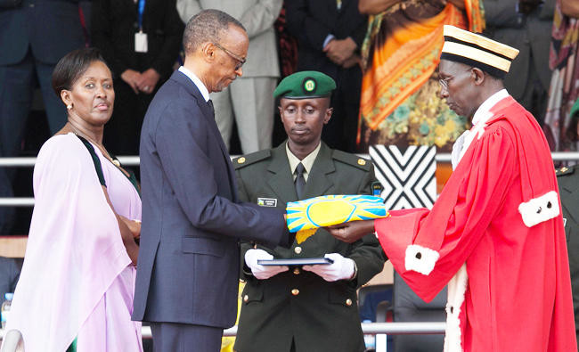 Rwanda Leader Sworn In After Winning 99% Of Vote | Arab News