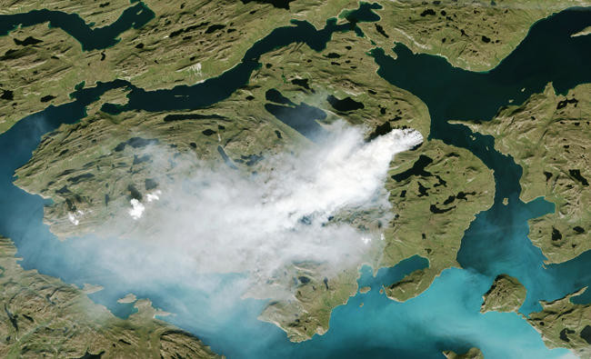 Wildfires hit Greenland after record temperatures