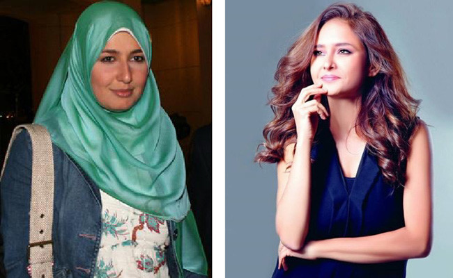 Egyptian actresses trolled over niqab, bikini photos