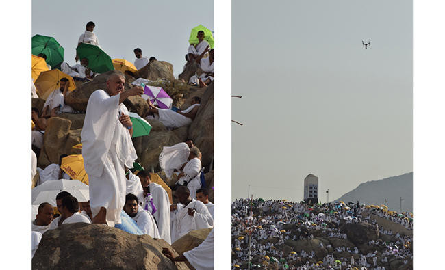 Pilgrims throng Mount Arafat for peak of Hajj