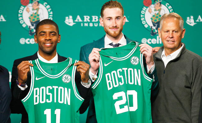 Kyrie Irving presented as a Boston Celtic: I still haven't spoken