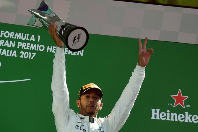 Formula One: Hamilton goes top after Italian GP win