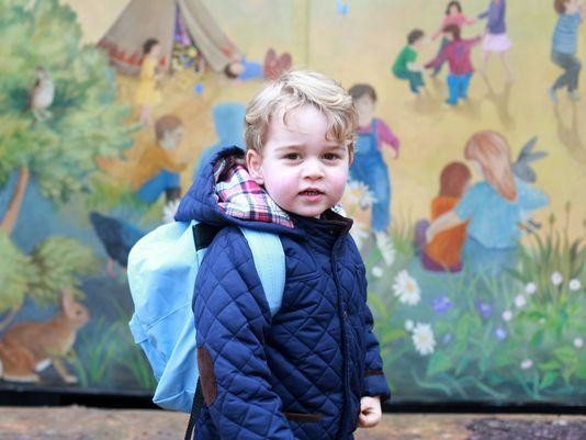 Prince George starts first day of school