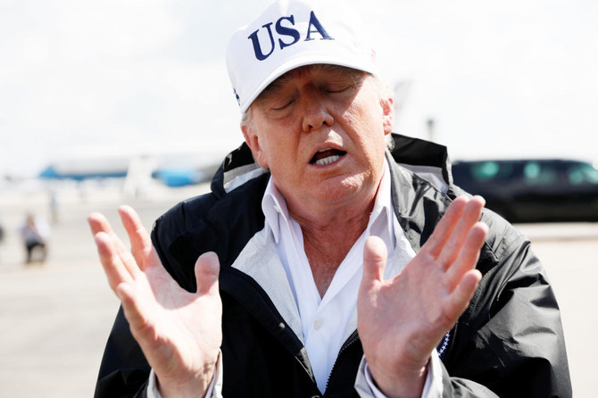 Trump visits hurricane-hit Florida