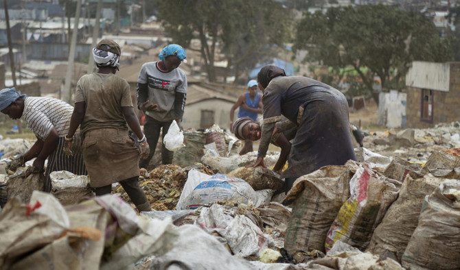 Kenya dump dwellers make a living recycling hair extensions