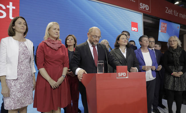 German Social Democrats in turmoil after historic loss