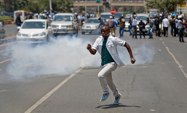 Kenya Police, Protesters Clash During Election; Killed, 57% OFF