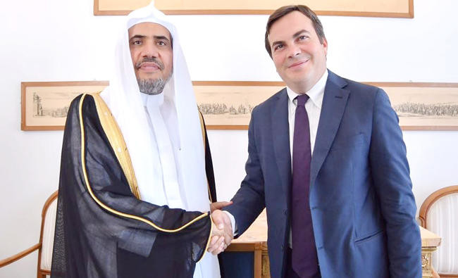 Praise in Italy for Muslim World League’s role in promoting tolerance