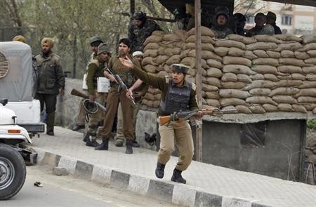 Four killed in attack on Indian Kashmir paramilitary camp