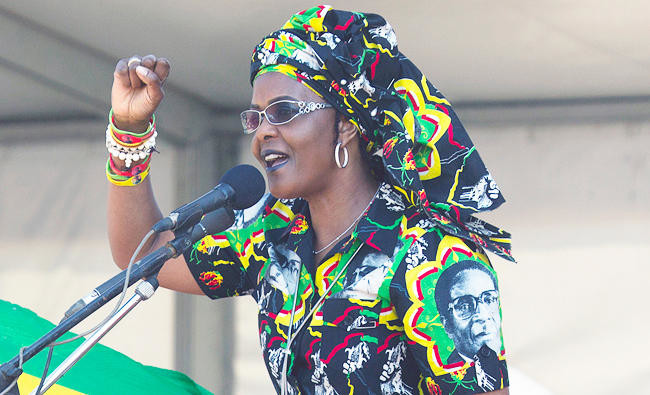 Zimbabwe arrests journalist over report Grace Mugabe gave used underwear to supporters