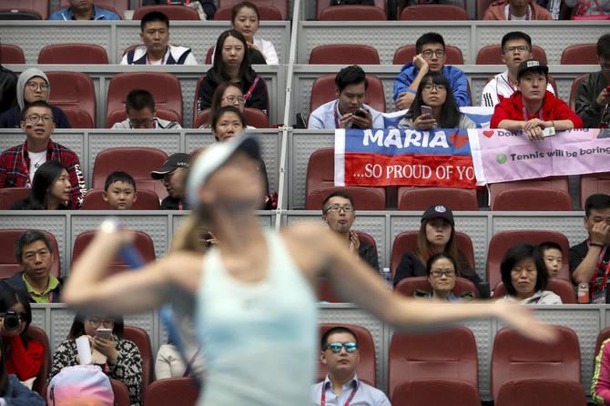 What ban? Chinese in thrall to ‘goddess’ Sharapova