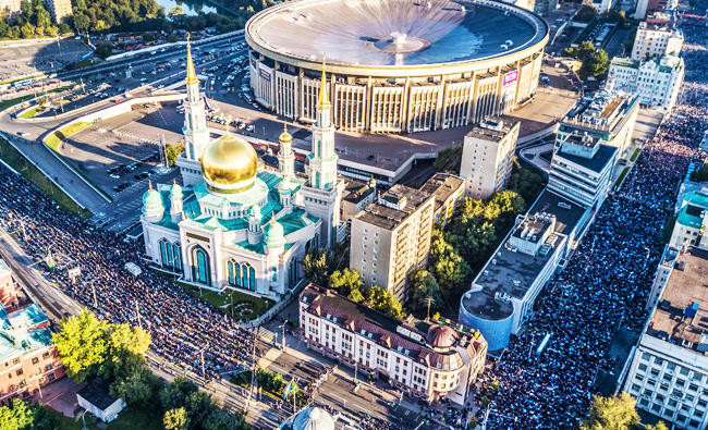 Morale booster for Russia’s 20 million Muslims