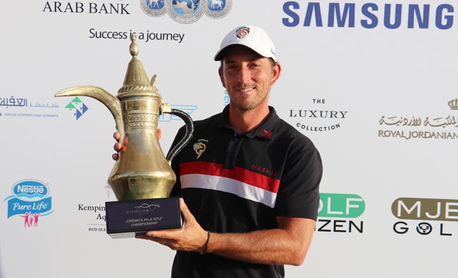 Elson wins maiden MENA Tour title at Ayla Golf Championship