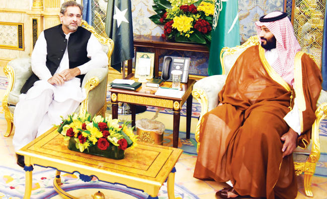 Ties with Saudi Arabia ‘as old as Pakistan’: PM Abbasi tells Arab News