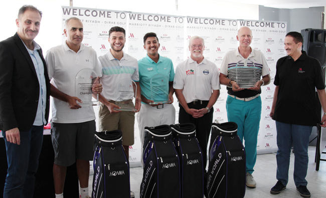 Salhab team rules Marriott Riyadh-Dirab Corporate Golf Tournament