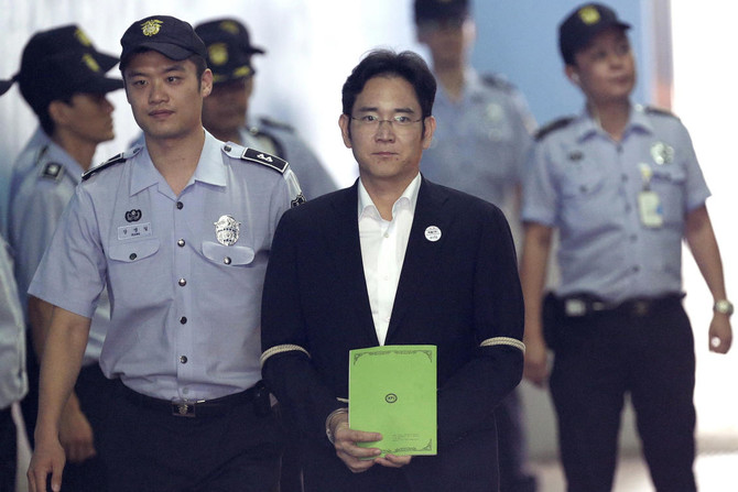 Behind bars, Samsung heir Lee sees his wealth top $2 billion