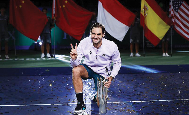 Tennis: Federer beats great rival Nadal to win Shanghai Masters