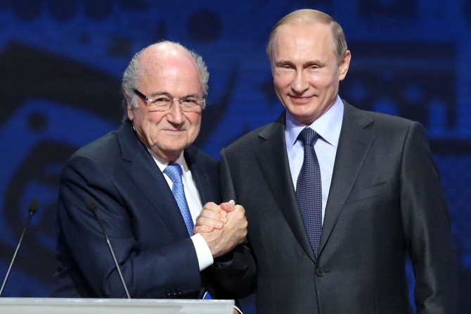 Blatter says he is going to World Cup at Putin’s invitation