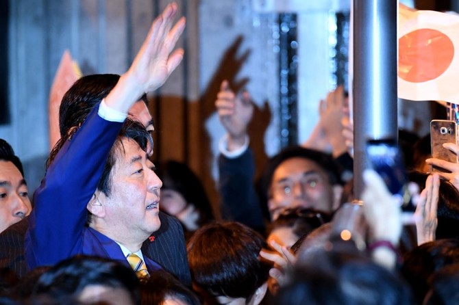 Abe sweeps to big win in Japan vote