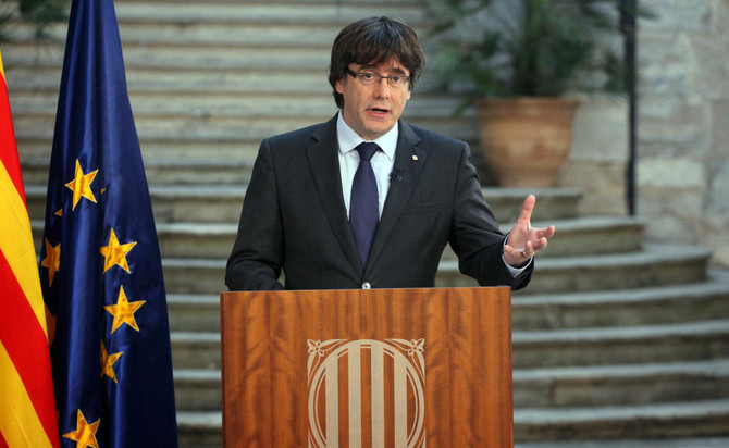 Catalan separatist leader urges ‘democratic opposition’ to Madrid takeover