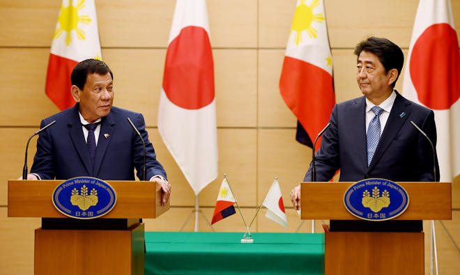 Japan offers Duterte aid for rebuilding, fighting terrorism