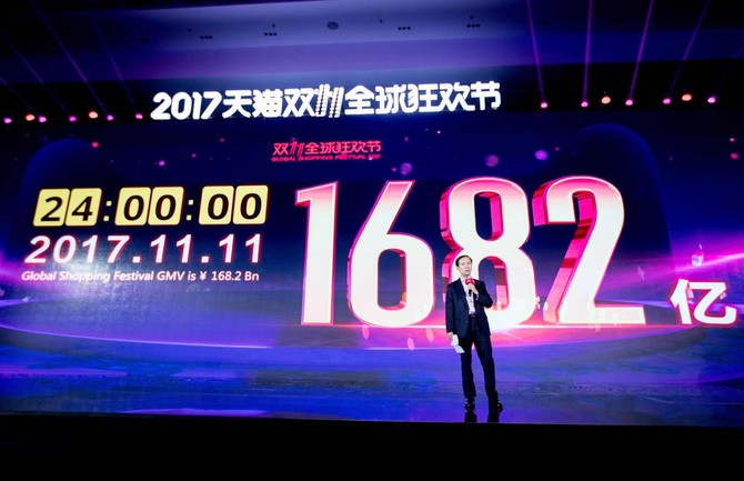 China’s e-commerce giant Alibaba takes record $25 billion on ‘Singles Day’