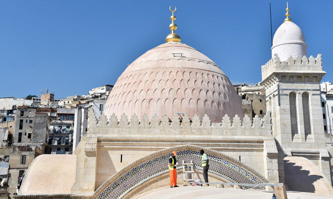 Scored by history, overhauled Algiers mosque to reopen