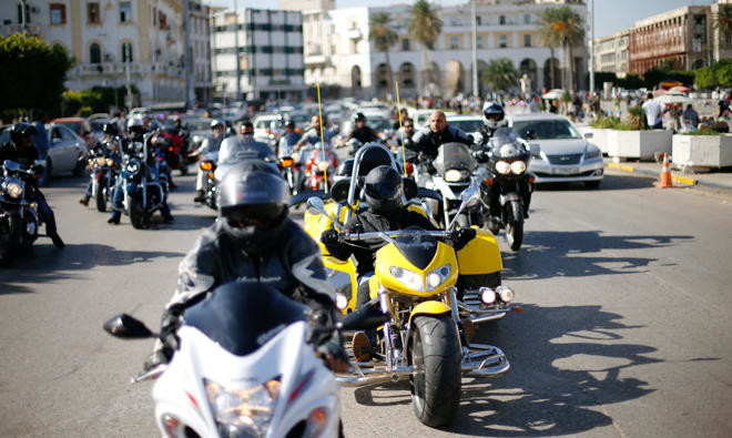 Biker groups flourish in post-Qaddafi Libya