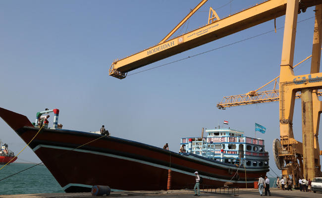 Saudi-led coalition allows first aid ship into Yemen’s Hodeidah port