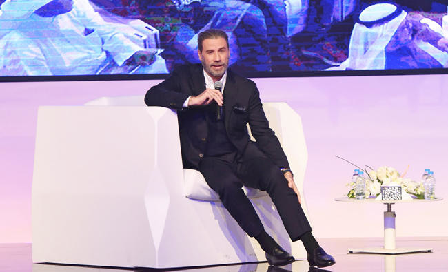 John Travolta wows fans in Riyadh