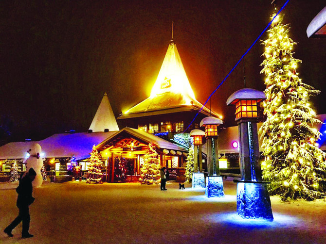 In Finnish Lapland, tourists cross the Arctic Circle to fill Santa’s sack with cash