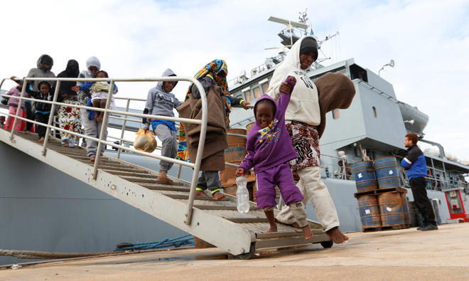 UN to move 10,000 migrants from Libya in 2018