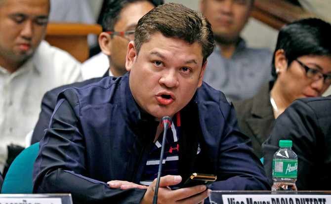 Philippines’ Duterte’s son quits as vice mayor of hometown Davao