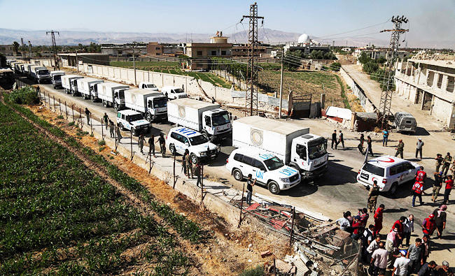 Medical evacuations begin from Syria’s Eastern Ghouta -ICRC