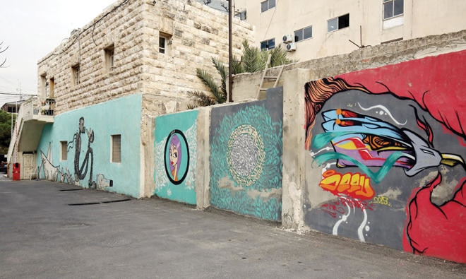 Jordanian graffiti artists brighten Amman’s drab streets