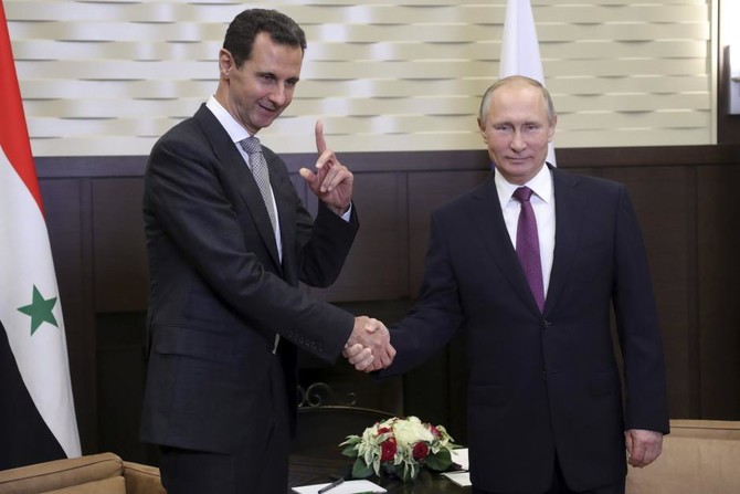 Putin Tells Assad Russia Will Help Defend Syrian Sovereignty | Arab News