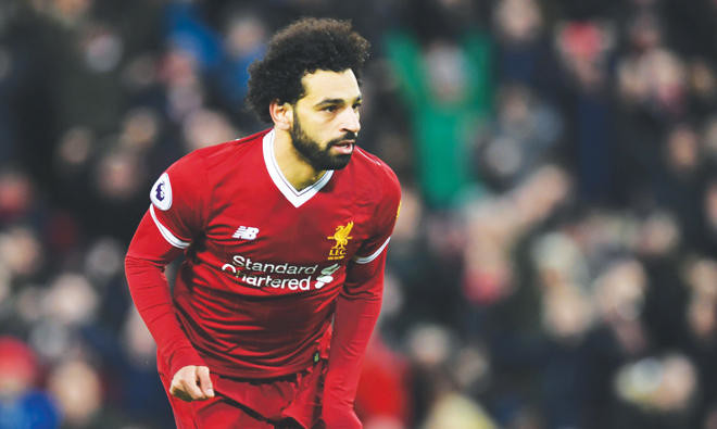 Egypt star Mohamed Salah sets the standard at Liverpool