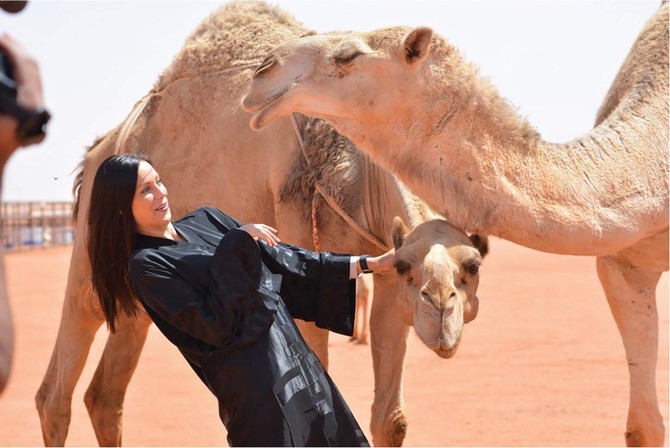 Food trucks and camels mingle in national fair