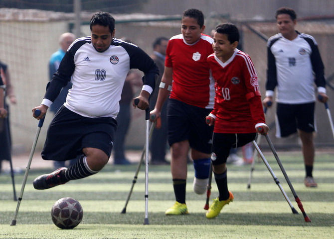 One-legged Egyptian soccer players aim for a league of their own