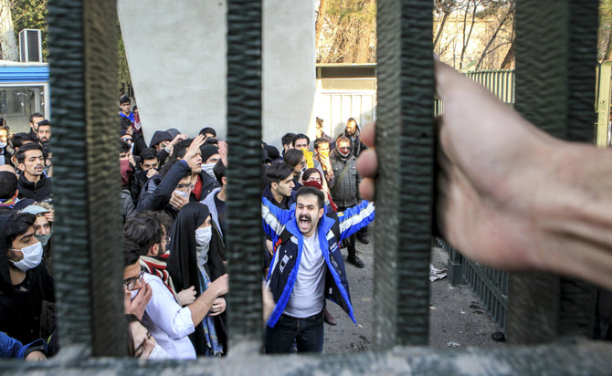 What has brought Iranian protesters onto the streets?