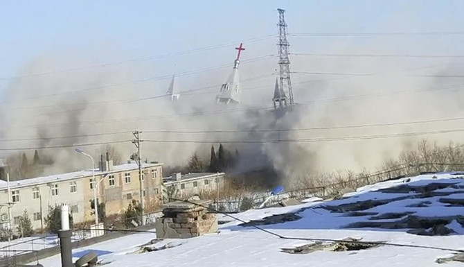 Chinese authorities demolish well-known evangelical church