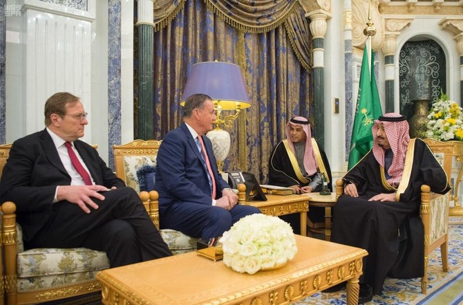 Saudi Arabia’s King Salman meets chairman of Atlantic Council