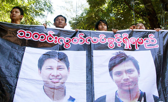 Reuters Reporters Accused Under Official Secrets Act Due In Myanmar Court Arab News