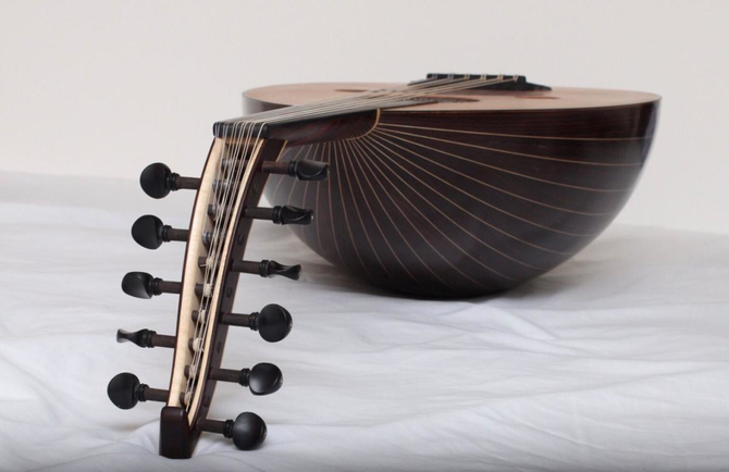 Artist’s ancient instrument strikes the right note