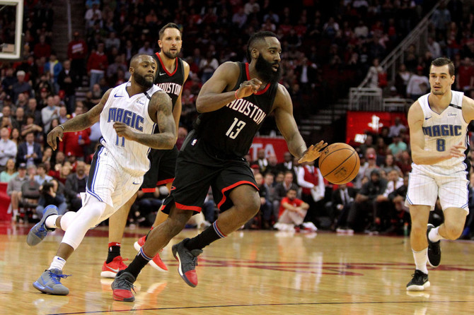 Rockets’ James Harden has first 60-point triple-double in NBA history