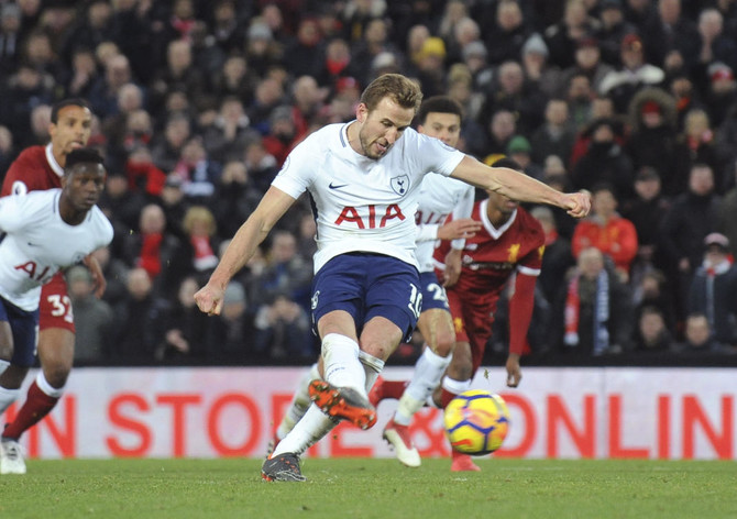 Harry Kane’s 100th Premier League goal saves Spurs at Liverpool