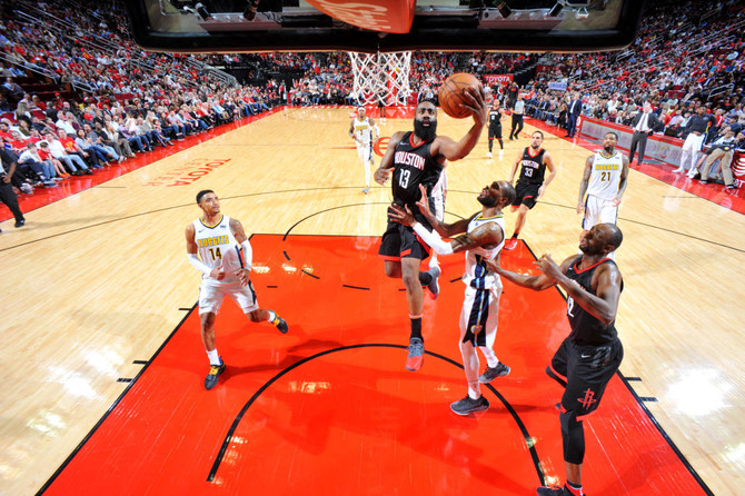 James Harden, Clint Capela lead Houston Rockets to 130-104 win over Denver Nuggets