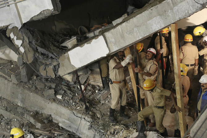 Building under construction collapses in India; 3 dead